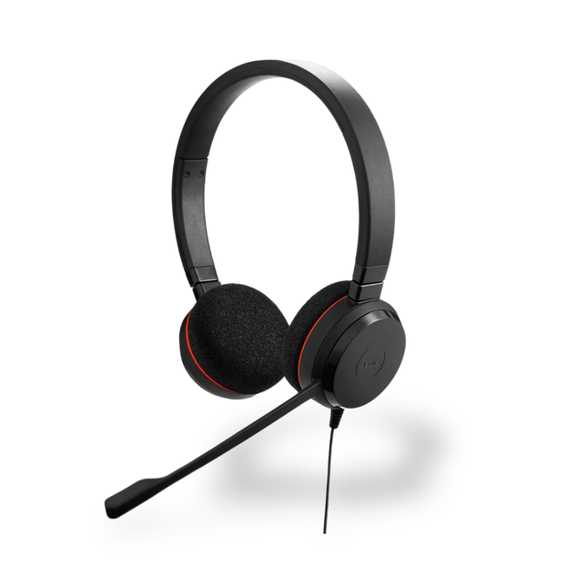 Jabra Evolve 20 MS Stereo in Ear, Wired, Black, USB A&C, universal Type, Combo Offer