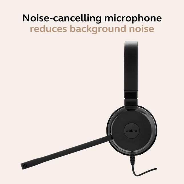 Jabra Evolve 30 II MS Stereo USB Headset with Noise-Cancelling Microphone