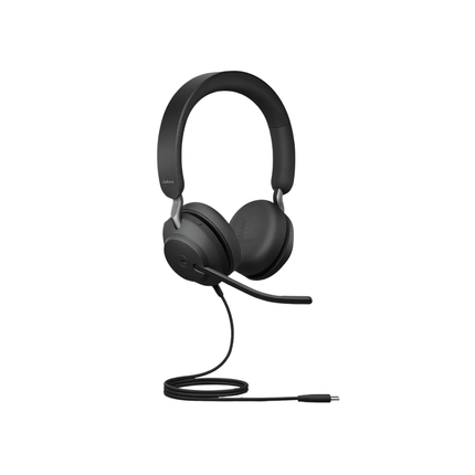 Jabra Evolve2 40 MS Stereo USB Headset with Noise-Cancelling Microphone