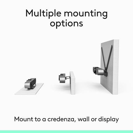 Logitech MeetUp 4K Conference Camera with 120° Wide-Angle Lens for Huddle Rooms