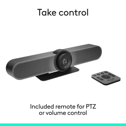 Logitech MeetUp 4K Conference Camera with 120° Wide-Angle Lens for Huddle Rooms