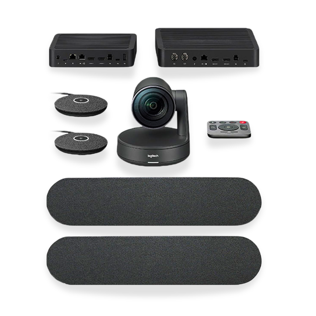 Logitech Rally Plus 4K Modular Video Conferencing System for Large Meeting Rooms