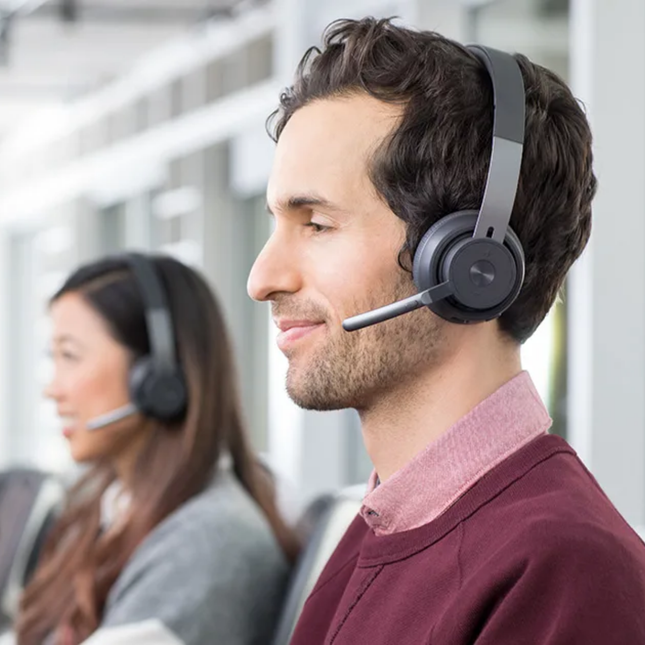 Logitech Zone Wireless Bluetooth Headset with ANC, USB Receiver & Noise-Cancelling Mic