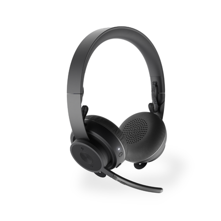 Logitech Zone Wireless Bluetooth Headset with ANC, USB Receiver & Noise-Cancelling Mic