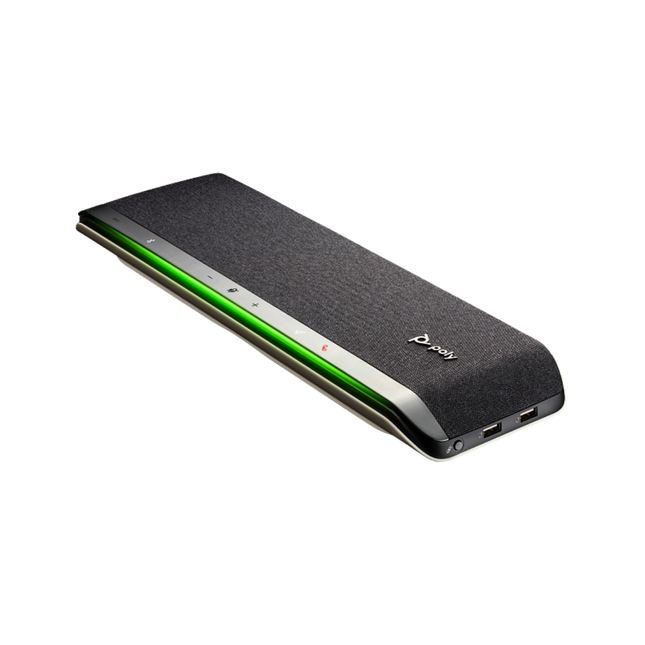 Poly Sync 60 USB & Bluetooth Conference Room Speakerphone with 6-Microphone Array & Wireless Daisy Chain