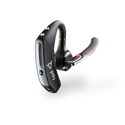 Poly Voyager 5200 Bluetooth Mono Headset with Noise-Cancelling Microphone & USB Adapter