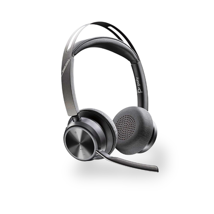 Poly Voyager Focus 2 Wireless Bluetooth Headset with Hybrid ANC, USB Adapter & Teams
