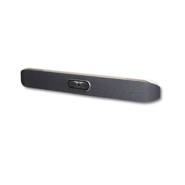 Poly Studio X50 4K All-in-One Video Bar with Camera, Speaker & Microphone for Medium Rooms