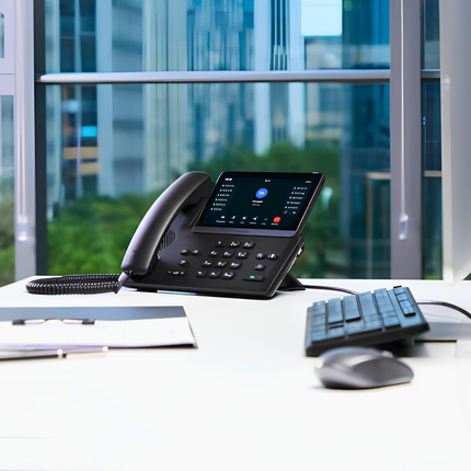 Yealink SIP-T87W Prime IP Phone with Touchscreen, Wi-Fi & HD Voice for Executive Offices