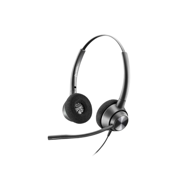 Poly EncorePro 320 Wired Mono Headset for Contact Centers & Professional Voice Calls