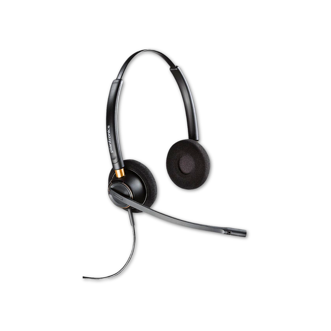 Poly EncorePro 520 Wired Stereo Headset for Contact Centers & Professional Calls